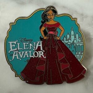 Disney Elena of Avalor Red and Teal Pin